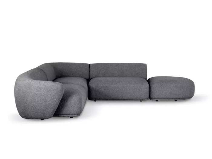 Угловой модульный диван Fabro серого цвета - купить Угловые диваны по цене 363780.0