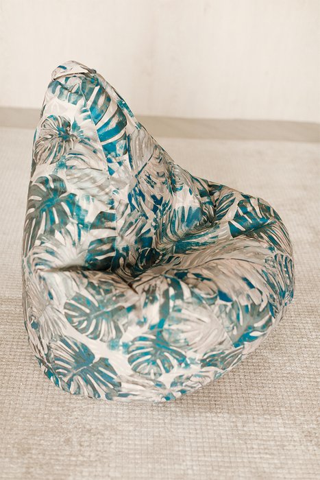 Кресло-мешок Джангл Лайт L серо-зеленого цвета - купить Бескаркасная мебель по цене 2895.0