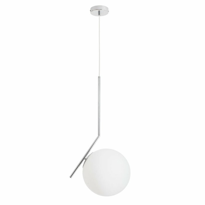 Подвесной светильник Bolla-Unica с белым плафоном
