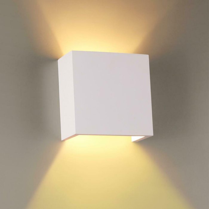 Настенный светильник Gips белого цвета - лучшие Бра и настенные светильники в INMYROOM