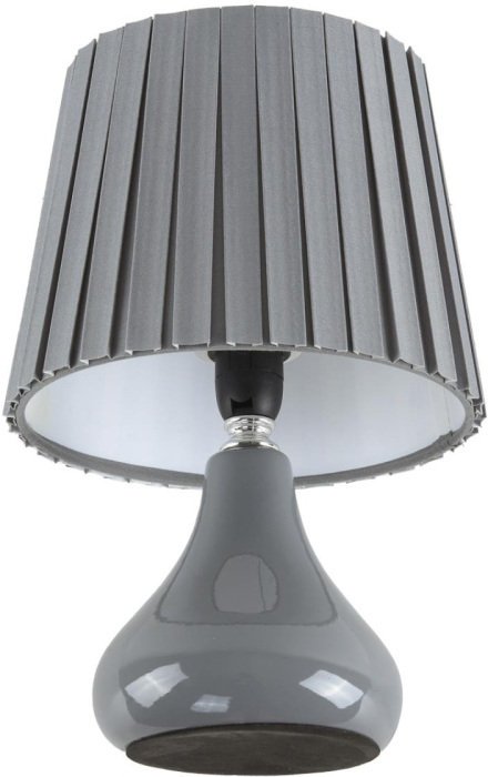 Настольная лампа Lumion Naina 8184/1T серый, керамика/текстиль E14 1*40W 220V - лучшие Настольные лампы в INMYROOM Настольная лампа Lumion Naina 8184/1T серый, керамика/текстиль E14 1*40W 220V - лучшие Настольные лампы в INMYROOM