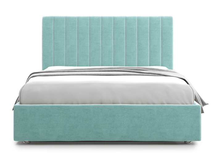 Кровать Premium Mellisa 140х200 бирюзового цвета с подъемным механизмом - купить Кровати для спальни по цене 67000.0