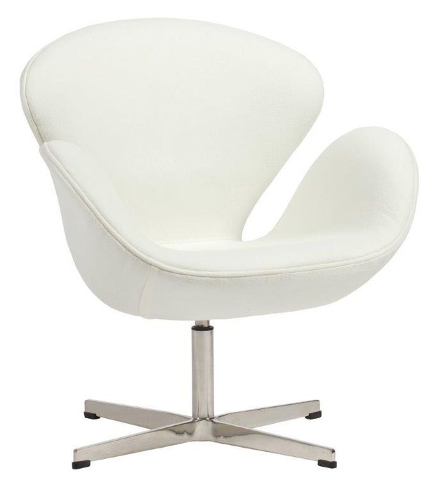 Кресло Swan Chair White  - купить Интерьерные кресла по цене 35550.0