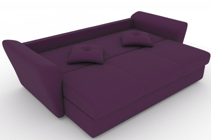 Прямой диван-кровать Neapol фиолетового цвета - купить Прямые диваны по цене 16000.0