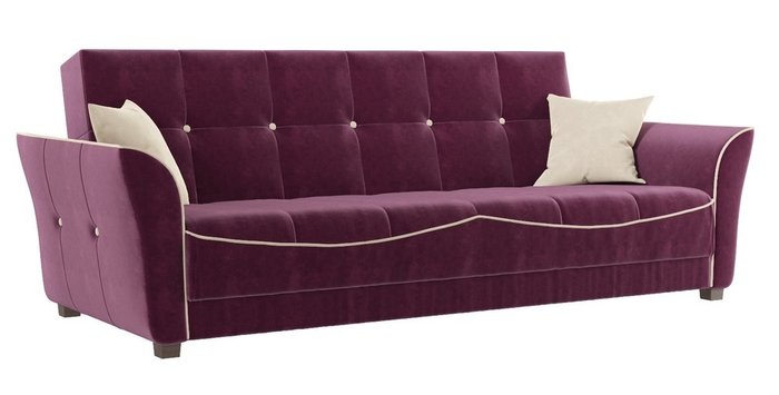 Диван-кровать прямой Тиффани фиолетового цвета
