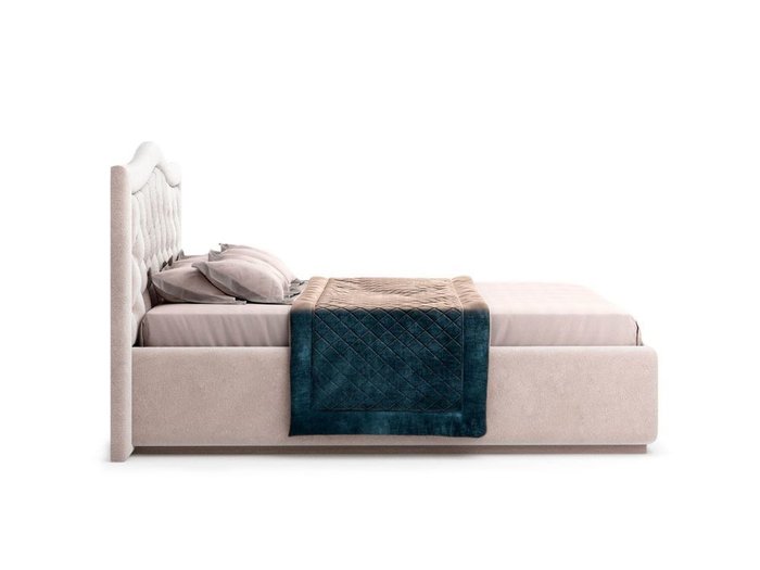Кровать Vicensa бежевого цвета с ортопедическим основанием 180х200 - лучшие Кровати для спальни в INMYROOM