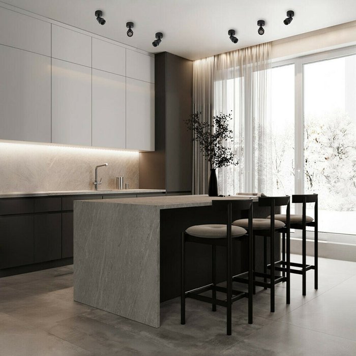 Светильник точечный Loft It Comb 10330/A Black - купить Накладные споты по цене 1224.0