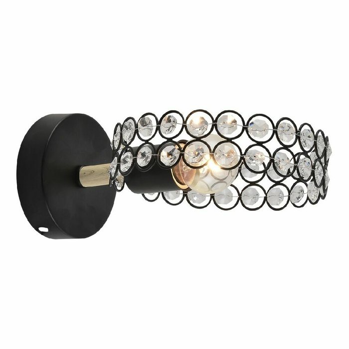 Настенный светильник Banjo 679/1A Black (металл, цвет черный) Настенный светильник Banjo 679/1A Black (металл, цвет черный)