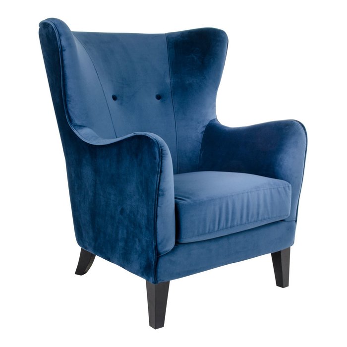 Кресло Campo синего цвета 