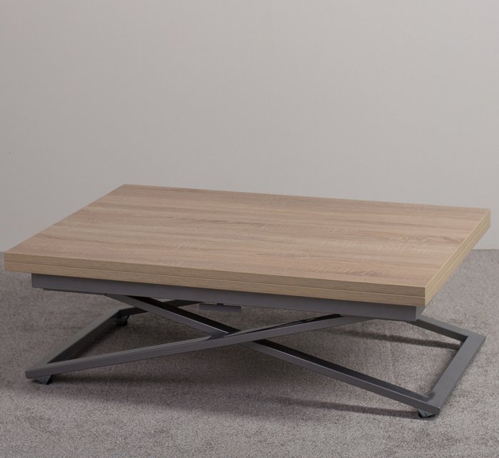 Стол-трансформер Compact D89 цвета сонома  - купить Обеденные столы по цене 26200.0