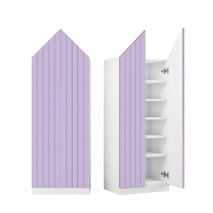 Шкаф Алесунд лилового цвета