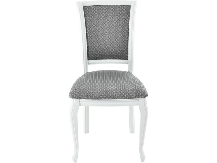 Стул Кабриоль бело-серого цвета - лучшие Обеденные стулья в INMYROOM