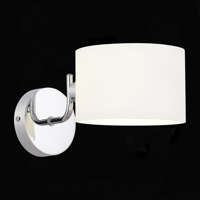 Бра Хром/Молочно-Белый E14 1*40W AERIN - лучшие Бра и настенные светильники в INMYROOM