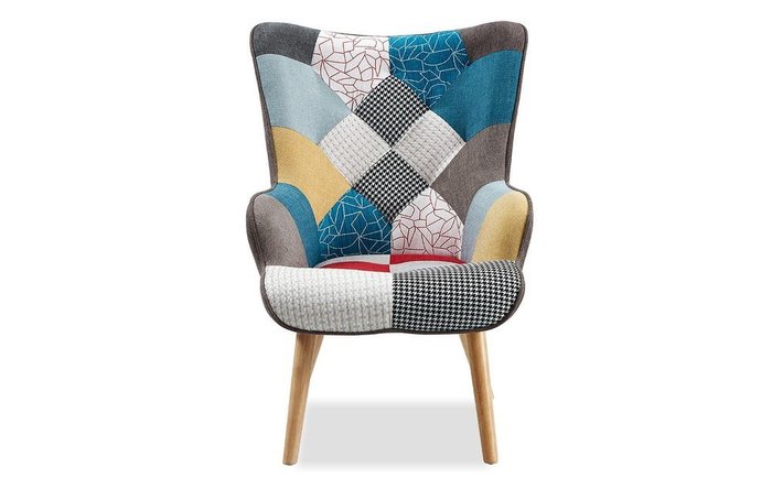 Кресло Hygge серо-синего цвета - лучшие Интерьерные кресла в INMYROOM