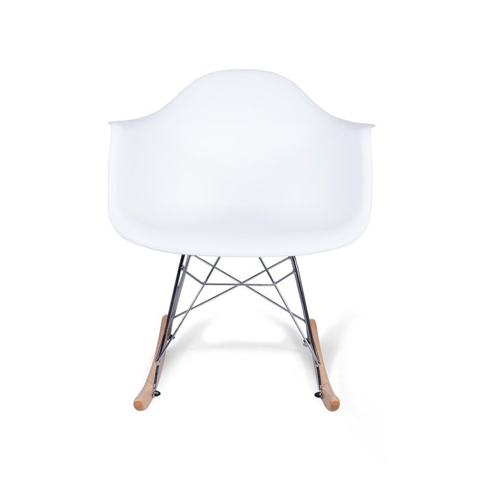 Стул-качалка Ravel Pompage белого цвета - лучшие Обеденные стулья в INMYROOM