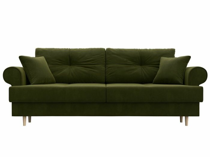 Диван-кровать Сплин зеленого цвета  - купить Прямые диваны по цене 44999.0