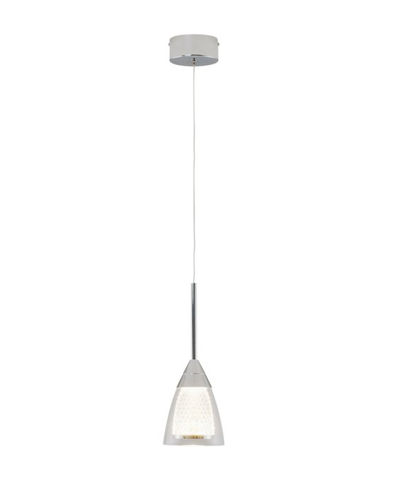 Подвесной светодиодный светильник Leina серебряного цвета