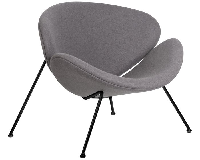 Кресло Emily серого цвета - купить Интерьерные кресла по цене 25540.0