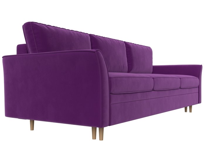 Прямой диван-кровать София фиолетового цвета - лучшие Прямые диваны в INMYROOM