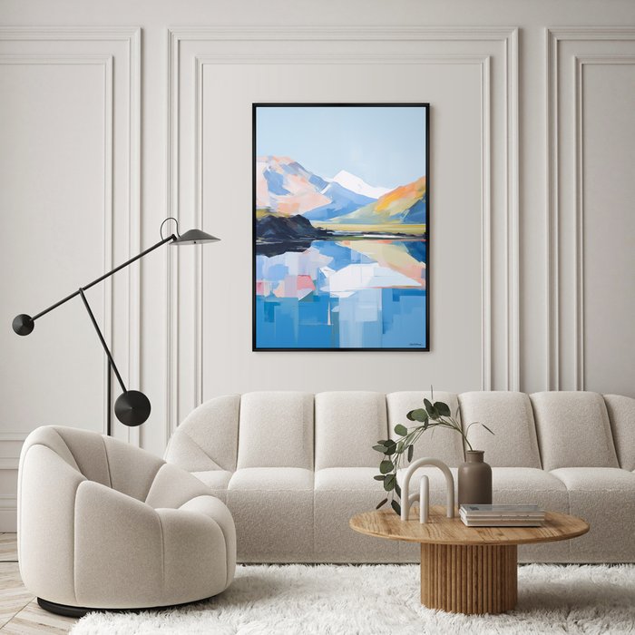 Репродукция картины Landscape collection, The Reflection, No 1, 2024г. - лучшие Картины в INMYROOM