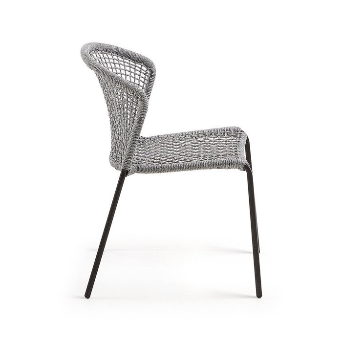 Стул Mathew серого цвета - купить Садовые стулья по цене 21990.0