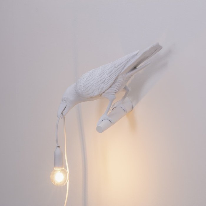 Настенный светильник Bird White Looking - лучшие Бра и настенные светильники в INMYROOM