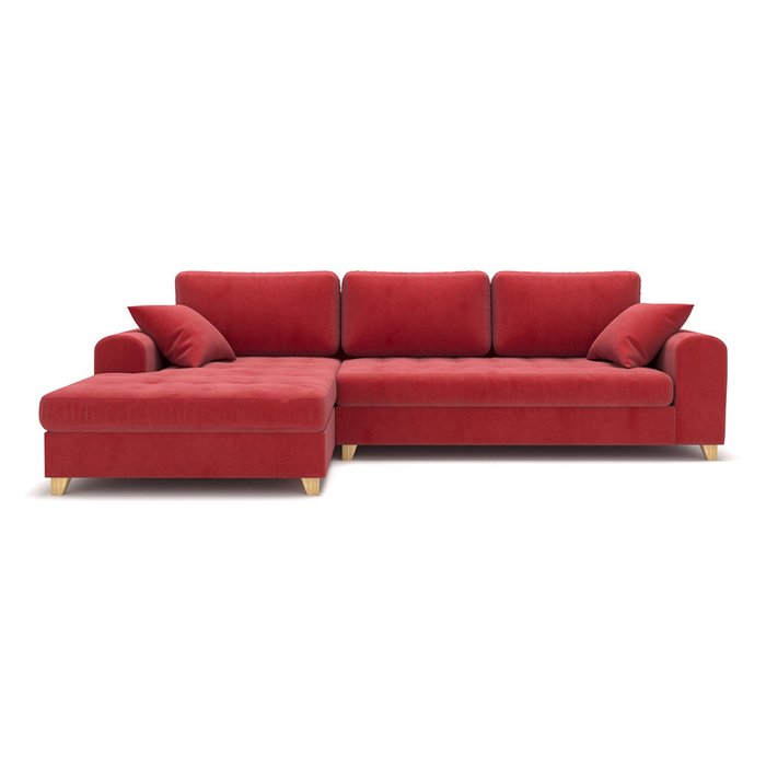 Диван-кровать Vittorio MTR угловой красного цвета - купить Угловые диваны по цене 117500.0