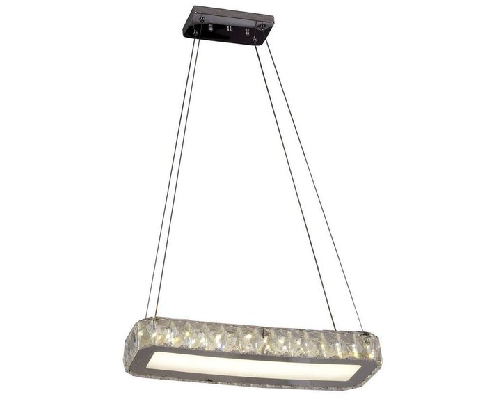 Подвесной светодиодный светильник Тор-Кристалл с плафоном из хрусталя