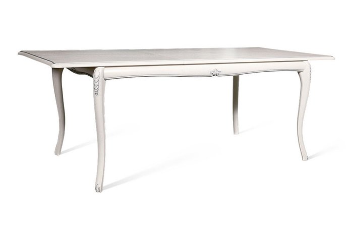 Раскладной обеденный стол Fleuron цвета альба с серебряной патиной - купить Обеденные столы по цене 110900.0