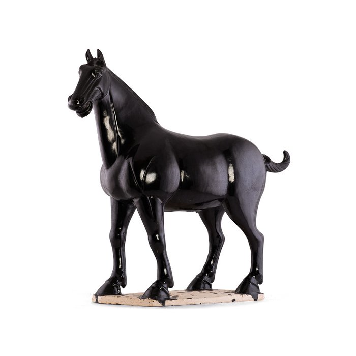 Статуэтка конь Gezellig большой черного цвета