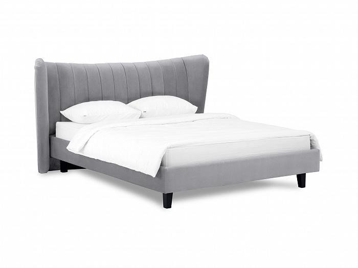 Кровать Queen Agata L 160х200 серого цвета - купить Кровати для спальни по цене 50880.0