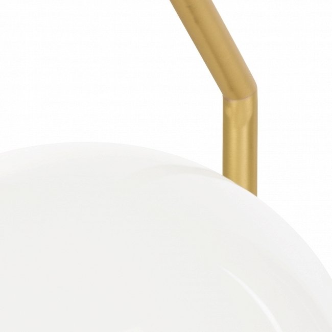 Настольный светильник Cricket с белым плафоном  из стекла - купить Настольные лампы по цене 11124.0
