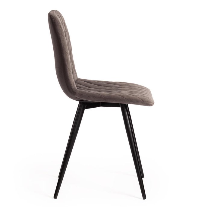 Комплект из четырех стульев Chilly серого цвета - купить Обеденные стулья по цене 17160.0