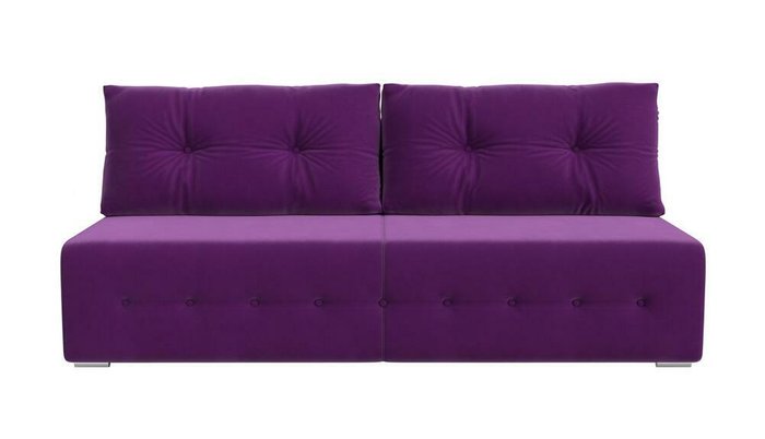 Прямой диван-кровать Лондон фиолетового цвета - купить Прямые диваны по цене 29999.0