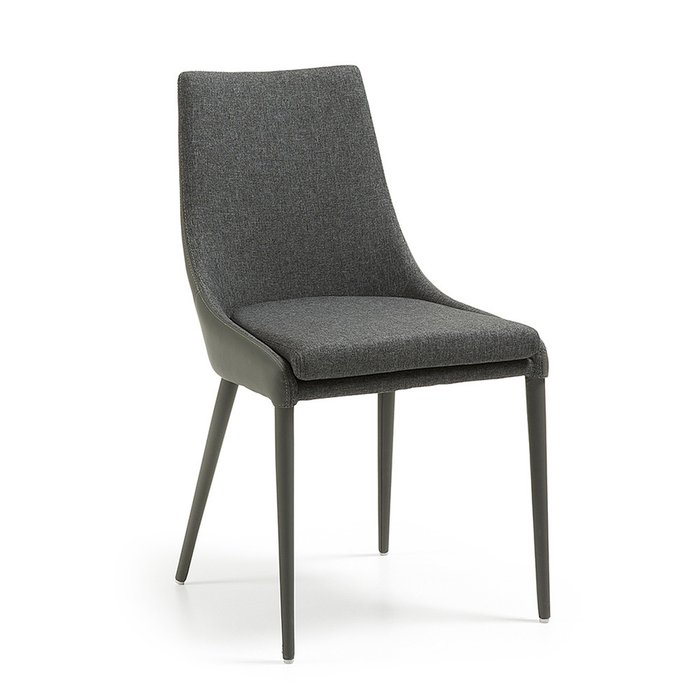 Обеденный стул Dant темно-серый Pu + ткань