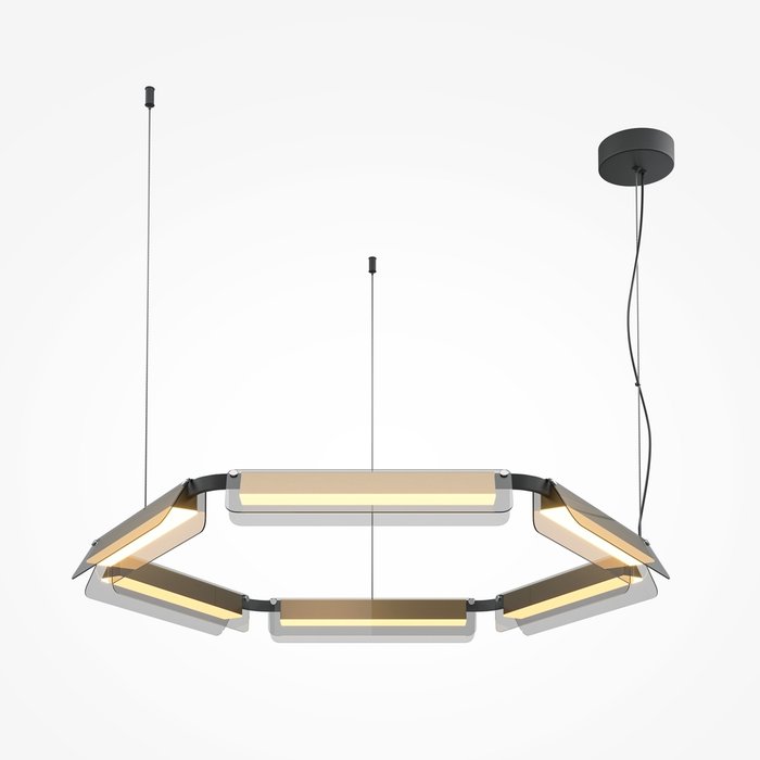 Подвесной светильник Maytoni MOD296PL-L60BS3K Flat Modern - лучшие Подвесные люстры в INMYROOM