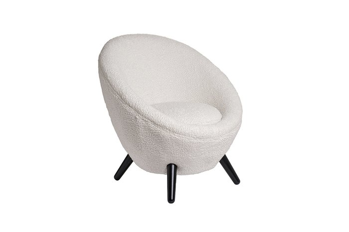 Кресло Moon кремового цвета - купить Интерьерные кресла по цене 46450.0