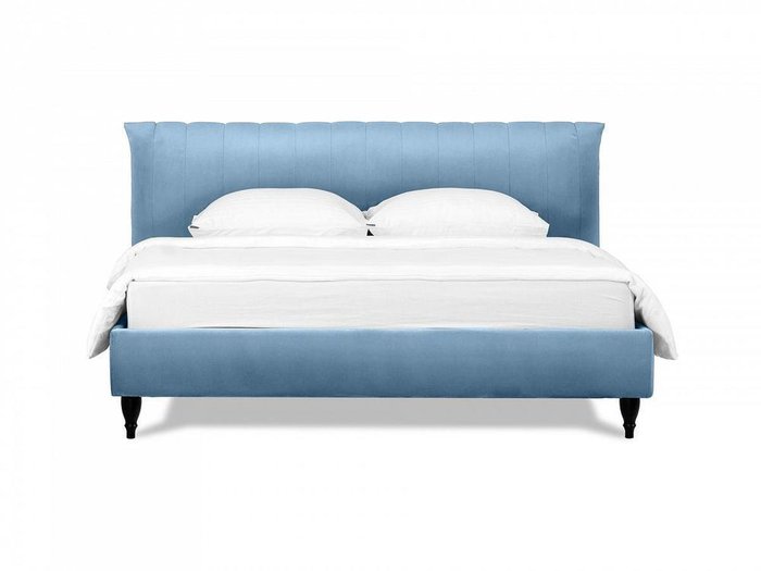 Кровать Queen II Anastasia L 160х200 голубого цвета - купить Кровати для спальни по цене 59760.0