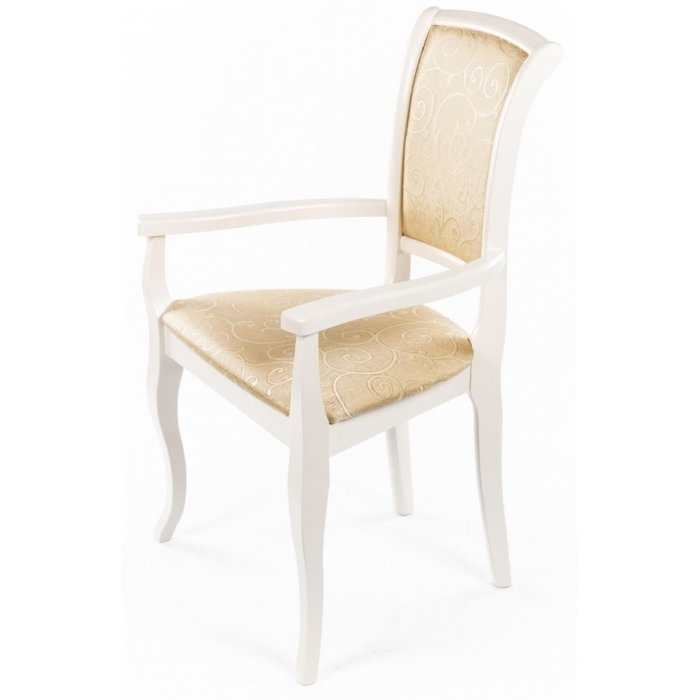 Стул Milano в обивке из ткани золотистого цвета - купить Обеденные стулья по цене 8120.0
