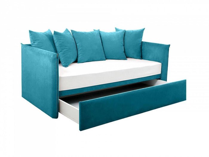 Диван-кровать Milano синего цвета - лучшие Прямые диваны в INMYROOM