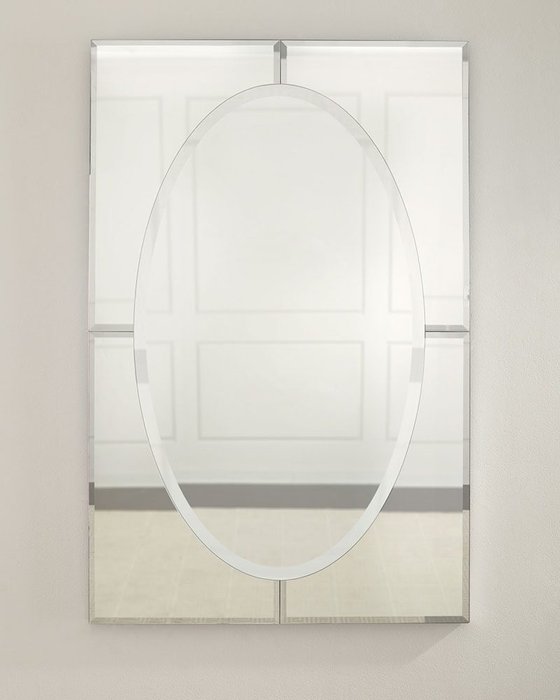 Настенное зеркало Корк 70х109 в зеркальное раме  Настенное зеркало Корк 70х109 в зеркальное раме