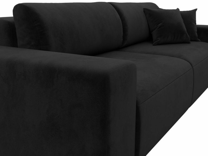 Диван-кровать Лига 036 Классик черного цвета - лучшие Прямые диваны в INMYROOM
