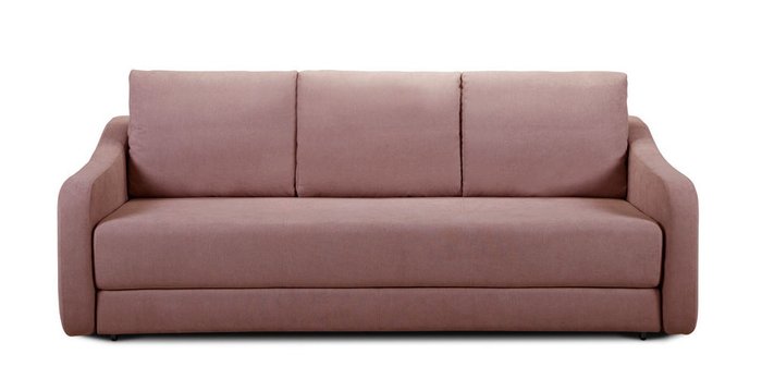 Прямой диван-кровать Иден коричневого цвета 