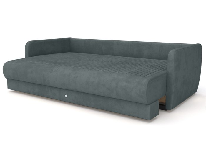 Прямой диван-кровать темно-серого цвета - купить Прямые диваны по цене 198000.0