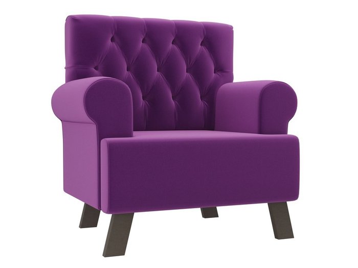 Кресло Хилтон фиолетового цвета