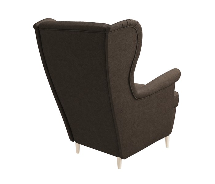 Кресло тканевое Бенон коричневого цвета - лучшие Интерьерные кресла в INMYROOM