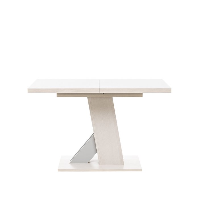 Раздвижной обеденный стол Луссо белого цвета - купить Обеденные столы по цене 13820.0