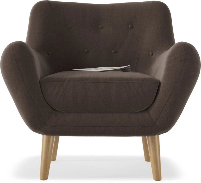 Кресло Элефант темно-коричневого цвета - купить Интерьерные кресла по цене 18448.0
