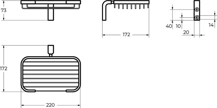 Мыльница Ultima - купить Мыльницы по цене 4680 Мыльница Ultima - купить Мыльницы по цене 4680