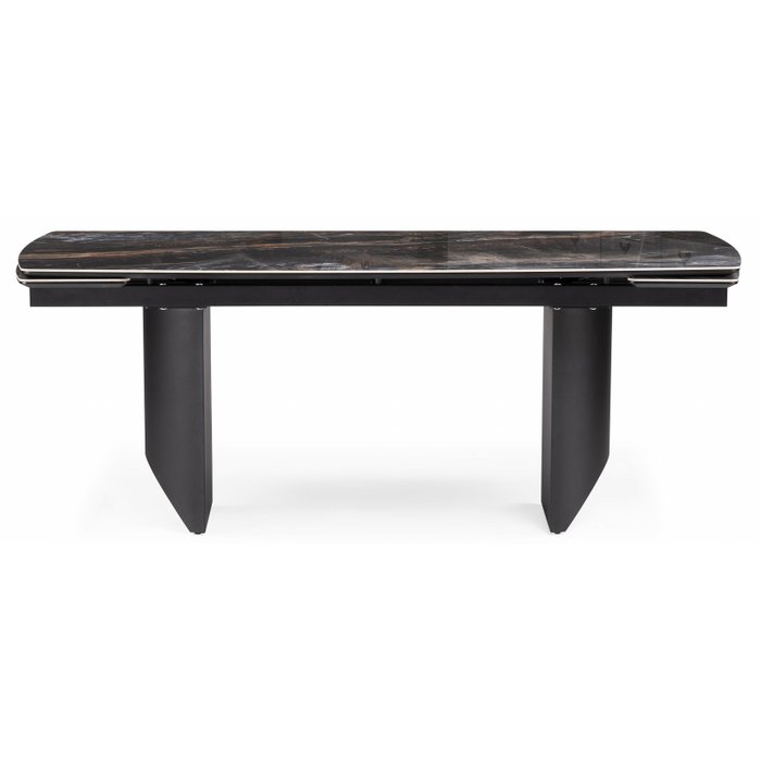 Раздвижной обеденный стол Маре черного цвета - купить Обеденные столы по цене 87990.0